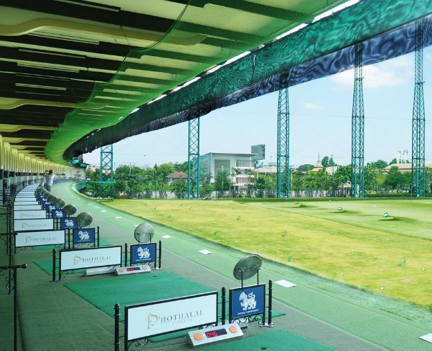 สนามไดร์ฟกอล์ฟ กรุงเทพฯ เลียบด่วนรามอินทรา - โพธาลัย แบงค็อก